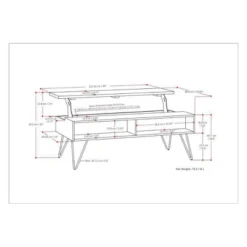 Moreno Solid Mango Wood Lift Top Coffee Table - WyndenHall -Baxton Studio Shop GUEST e9799208 ae12 4208 8773 f3fddf6a9518