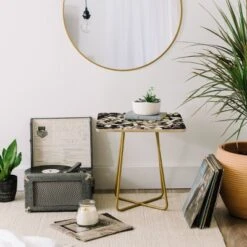 Cayena Blanca Herbolarium Side Square Table - Deny Designs -Baxton Studio Shop GUEST e9e93720 6dfd 4388 af89 de8743f1788e