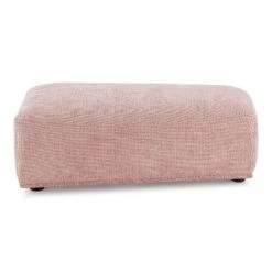 HOMES: Inside + Out 5pc Povoa 159" Modular Curved Sectional Sofa Modern Chenille With Extendable Backrest Pink -Baxton Studio Shop GUEST ea22cbdd a027 477a ba24 f9cadedf4854