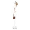 Honey-Can-Do Coat Rack White/Natural