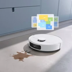 Dreame E30 Ultra Robot Vacuum And Mop White: Self-Emptying, Smart Mapping, HEPA Filter, Pet Hair, App-Controlled, Cordless -Baxton Studio Shop GUEST ea627d5d 1401 4571 8c79 4d0df540b2bc
