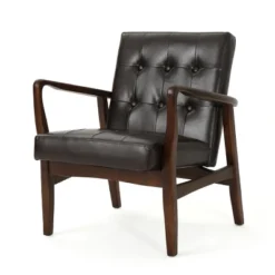 Callahan Mid Century Club Chair - Christopher Knight Home -Baxton Studio Shop GUEST ea8cb7cb 604e 4d81 a808 2a20e4e2d521
