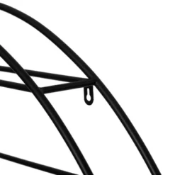 Vintiquewise Vintage Decorative Modern Black Metal Round Wall Mounted Wine Display Rack -Baxton Studio Shop GUEST eae81e5a cc2c 4134 904b 466ad7d2f002