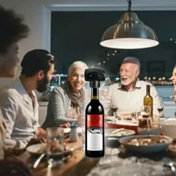 Electric Wine Stopper, Automatic Wine Vacuum Pump & Sealer, Reusable Wine Bottle Stopper Cork Saver Plug -Baxton Studio Shop GUEST eaecd04d e748 4289 8e53 f3bb87e36557