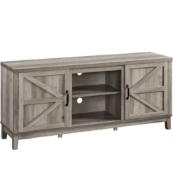 Yaheetech Farmhouse TV Stand For TVs Up To 65in Entertainment Center With Storage Cabinet -Baxton Studio Shop GUEST eb169aef c924 4899 a271 87d5f5779552