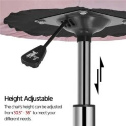 Yaheetech Swivel Tufted Height Adjustable Barrel Chair Accent Chair -Baxton Studio Shop GUEST ebaa905e 5d2e 4d3a bc0a 1042eab7d096