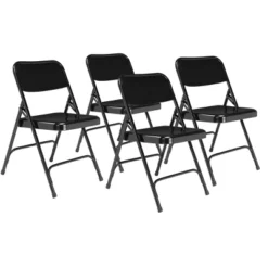 Set Of 4 Premium All Steel Folding Chairs - Hampden Furnishings -Baxton Studio Shop GUEST ebdc99b6 a85c 4c61 9648 90d07d38f40e