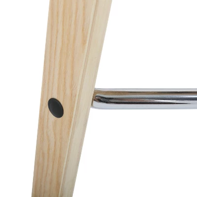 Set Of 2 Folia Upholstered Counter Height Barstools - Lumisource 9 Set Of 2 Folia Upholstered Counter Height Barstools - Lumisource - Image 9