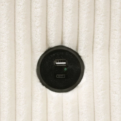 U-Shaped Modular Sofa With Storage Lounge Chair, 6-Seater Oversized Sofa With USB Interface - ModernLuxe 15 U-Shaped Modular Sofa With Storage Lounge Chair, 6-Seater Oversized Sofa With USB Interface - ModernLuxe - Image 15