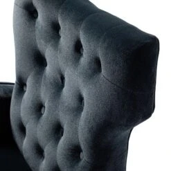 Raphael Velvet Tufted Upholstered Wingback Chair Accent Wingback Silhouette With Diamond Button Tufting | Karat Home -Baxton Studio Shop GUEST ec683034 e53d 46ad b353 de3c64a96169