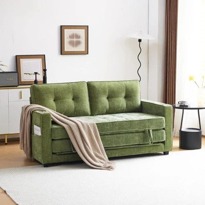 Karl Home |64.2 Inch Sleeper Sofa Sofa Bed 13 Karl Home |64.2 Inch Sleeper Sofa Sofa Bed - Image 13