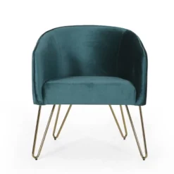 Grelton Modern Glam Velvet Club Chair With Hairpin Legs - Christopher Knight Home 19 Grelton Modern Glam Velvet Club Chair With Hairpin Legs - Christopher Knight Home -Baxton Studio Shop GUEST ecc4b2eb 7bce 4df9 9435 e7f35e861986