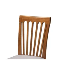 7pc Dining Set Wood And Lore Fabric Upholstered And Wood Gray/Walnut - Baxton Studio -Baxton Studio Shop GUEST ed29301c bbe5 4efa 901d fb858c68bd2d