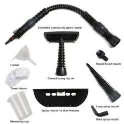 Costway Multifunction Portable Steamer Household Steam Cleaner 1050W With Attachments Red 12 Costway Multifunction Portable Steamer Household Steam Cleaner 1050W With Attachments Red -Baxton Studio Shop GUEST ede06d49 44ad 4ce1 9906 b49632823f09 1