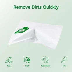 Nispira 604015 Vacuum Cleaner Microfibre Poly Dust Bags For Henry Numatic Hetty Basil James, 6 Packs -Baxton Studio Shop GUEST edeb97e6 22b0 405c 8dfe 10874969f4f8 1