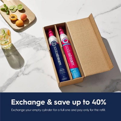 SodaStream 60L CO2 CQC Spare - Pink:Carbon Dioxide Cartridge, Quick Connect, Aluminum Refill, 1.37 Lbs 2 SodaStream 60L CO2 CQC Spare - Pink:Carbon Dioxide Cartridge, Quick Connect, Aluminum Refill, 1.37 Lbs - Image 2