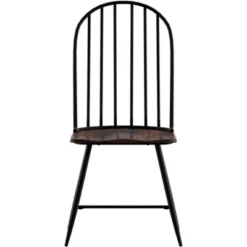 Set Of 4 Raelyn Two-Tone Spindle Windsor Dining Chairs Black - Inspire Q -Baxton Studio Shop GUEST ee33bed7 4850 4a70 a3ad ec0503c3178c