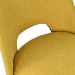 Harold+Edwin 5-Piece Walnut Foil Round Top Pedestal Dining Table Set With 4 Upholstered Chairs -The Pop Maison 18 Harold+Edwin 5-Piece Walnut Foil Round Top Pedestal Dining Table Set With 4 Upholstered Chairs -The Pop Maison -Baxton Studio Shop GUEST ee3929c6 3f26 4506 aaac deddb2fa9502