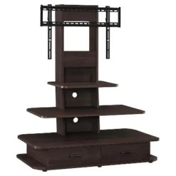 Solar TV Stand For TVs Up To 70" With Mount And Drawers - Room & Joy -Baxton Studio Shop GUEST eeef4fb7 8133 4c9a b9e3 89e795d4aa50