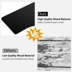 Costway 72'' L Shaped Splice Desktop For Standard & Sit To Stand Desk Frame -Baxton Studio Shop GUEST efd74fd5 6fc0 4c70 9920 6f929d30dba9