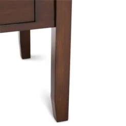 46" Stratford Coffee Table Russet Brown - WyndenHall: Modern Style, 2 Drawers, Pine Material -Baxton Studio Shop GUEST eff3206a 5fc1 428f 877d d791b56215cf