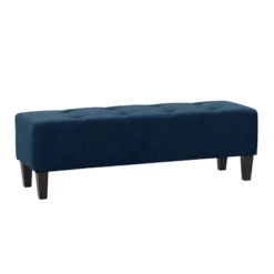 Rosewell Button Tufted Fabric Accent Bench - CorLiving -Baxton Studio Shop GUEST f01a1bc4 2026 4f5b 9844 455d4c95015e