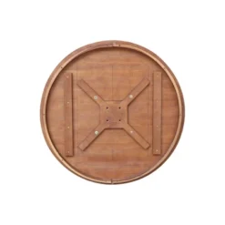 29.1" Dining Tables Round Top Carson Pedestal Distressed Oak - International Concepts -Baxton Studio Shop GUEST f03c49dd bba2 4748 9944 873ae2aa752f