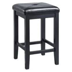 Set Of 2 24" Square Counter Height Barstools - Crosley -Baxton Studio Shop GUEST f095dde0 8d2d 4fb9 a76d 55d6ed6155ac