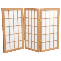 2 Ft. Tall 3 Panels Desktop Window Pane Shoji Screen - Oriental Furniture 10 2 Ft. Tall 3 Panels Desktop Window Pane Shoji Screen - Oriental Furniture -Baxton Studio Shop GUEST f0f2b70d a8da 418b 94dd be2475045c36