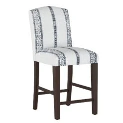 Alex Camel Back Counter Height Barstool In Velvet - Skyline Furniture -Baxton Studio Shop GUEST f13017de 6f2a 4f74 9394 18cf80bd8ee8