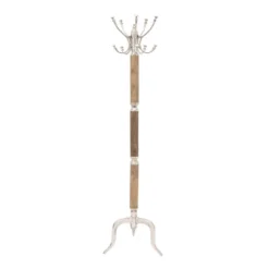 72" X 19" Traditional Aluminum Coat Rack - Olivia & May -Baxton Studio Shop GUEST f14cbddd 34b4 4e9a 987b 4d6e02a101d2