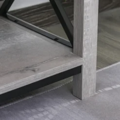 HOMCOM Ample Storage Console TV Stand With 2 Cable Management Hole, Entertainment Center Classic Cabinet For Living Room Bedroom, Fits For 60" TV 8 HOMCOM Ample Storage Console TV Stand With 2 Cable Management Hole, Entertainment Center Classic Cabinet For Living Room Bedroom, Fits For 60" TV -Baxton Studio Shop GUEST f17eca31 fd2e 4e70 83d5 213ab3b3cfc2