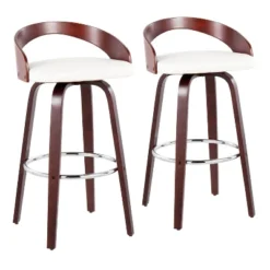 Set Of 2 Grotto Upholstered Barstools - Lumisource 19 Set Of 2 Grotto Upholstered Barstools - Lumisource -Baxton Studio Shop GUEST f18d5744 09d6 4257 aa9e c6781170e8e4