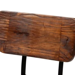 Set Of 2 Kenna Wood And Metal Finished Metal Barstools Brown/Black - Baxton Studio 8 Set Of 2 Kenna Wood And Metal Finished Metal Barstools Brown/Black - Baxton Studio -Baxton Studio Shop GUEST f1b6628c 377b 4ab6 9135 202a49a1cb7a