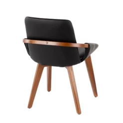 Cosmo Mid-Century Modern Chair Black/Walnut - LumiSource -Baxton Studio Shop GUEST f1ba4f32 f29b 4aea a41a 07f7f6b9c9bc