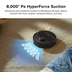 Roborock QR 598 Robot Vacuum And Mop With 8,000 Pa Suction, Auto Mop Washing, Drying, Emptying & Tank Refilling