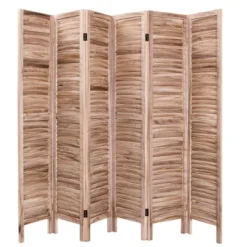 Costway 67'' High 6 Panel Room Divider Furniture Classic Venetian Wooden Slat Home 21 Costway 67'' High 6 Panel Room Divider Furniture Classic Venetian Wooden Slat Home -Baxton Studio Shop GUEST f2220a66 750b 4f46 91c7 46b37a5ba537
