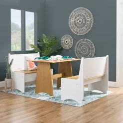 Large Merrill Back Rest Bench - Linon -Baxton Studio Shop GUEST f22ac08e c609 422a b2c6 f14b24472c35