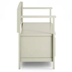 Halifax Entryway Storage Bench Antique White - WyndenHall -Baxton Studio Shop GUEST f2342144 05cc 409f 9ec6 cf3c0fd33c4a