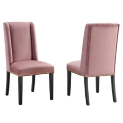 Set Of 2 Baron Performance Velvet Dining Chairs - Modway -Baxton Studio Shop GUEST f24aeb25 2ca4 4c78 9884 6dceb973e269