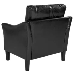 Emma And Oliver Living Room Slanted Arm Chair Single Seat Couch