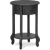 James Round Side Table Dark Gray - Finch