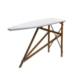 Lehman's Folding Wooden Ironing Board, Amish Made With Ironing Board Pad And Cover