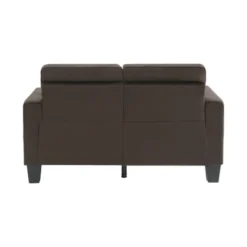 Lantana Tufted Microfiber Loveseat In Chocolate - Lexicon 9 Lantana Tufted Microfiber Loveseat In Chocolate - Lexicon -Baxton Studio Shop GUEST f3ec6f99 3b23 4320 ae61 a9c935c7105e