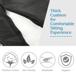 Costway Rattan Papasan Chair Ergonomic Chair 360-degree Swivel Soft Cushion Garden Red BlackGreen -Baxton Studio Shop GUEST f48d6f1a 9e76 4d66 b773 5b8e942cc83b