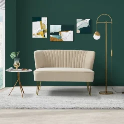 Ainhoa 45" Contemporary Solid And Manufactured Wooden Frame Loveseat | ARTFUL LIVING DESIGN 29 Ainhoa 45" Contemporary Solid And Manufactured Wooden Frame Loveseat | ARTFUL LIVING DESIGN -Baxton Studio Shop GUEST f49e08a1 72b8 47fa 9a84 8a4520984a69