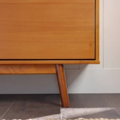 Solid Wood Mid-Century Modern TV Stand For TVs Up To 80" - Saracina Home -Baxton Studio Shop GUEST f4abc142 84ea 4c94 8534 cf09ec9e7bfa