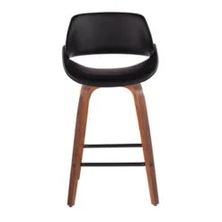 Set Of 2 Fabrico Square Height Barstools - LumiSource -Baxton Studio Shop GUEST f50b6e51 5ff3 406a 9054 274199701cad