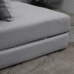 HOMCOM Convertible Flip Chair, Floor Lazy Sofa, Folding Couch Bed With Adjustable Backrest, Metal Frame And Pillows, Living Room Bedroom 9 HOMCOM Convertible Flip Chair, Floor Lazy Sofa, Folding Couch Bed With Adjustable Backrest, Metal Frame And Pillows, Living Room Bedroom -Baxton Studio Shop GUEST f53534ba 050e 403f b7a4 f129869c17fc