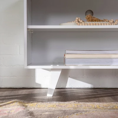 Modern Contemporary Simple Wood Storage Console TV Stand For TVs Up To 65" - Saracina Home 10 Modern Contemporary Simple Wood Storage Console TV Stand For TVs Up To 65" - Saracina Home - Image 10